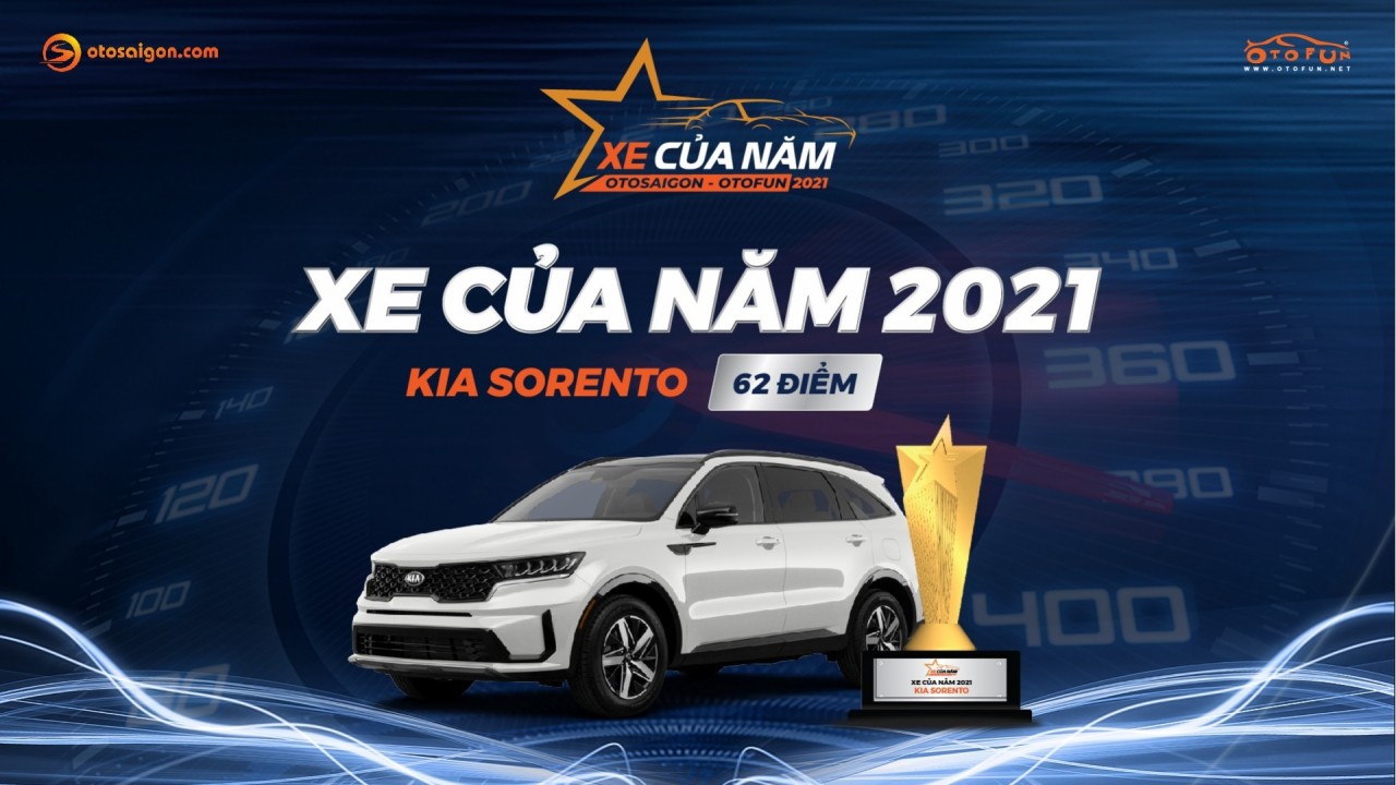 Không về nhất phân hạng, Kia Sorento vẫn giành danh hiệu XE CỦA NĂM 2021