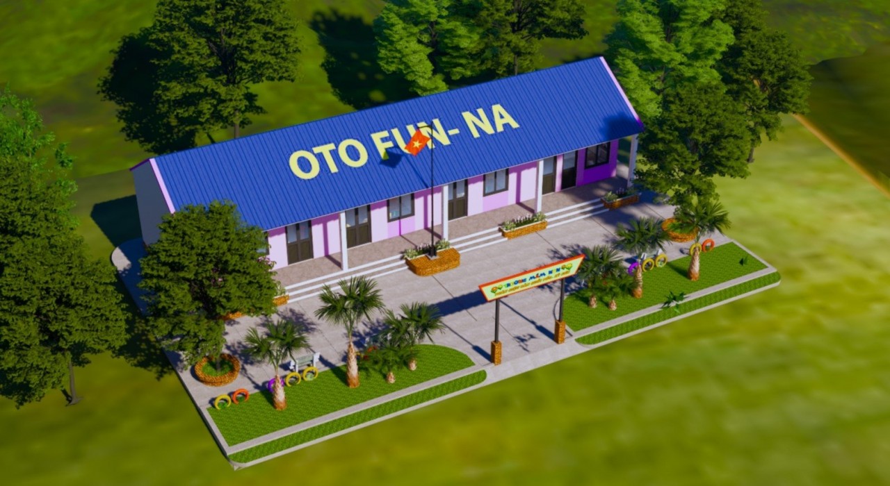 OtoFun Nghệ An khởi công xây trường học cho trẻ vùng cao