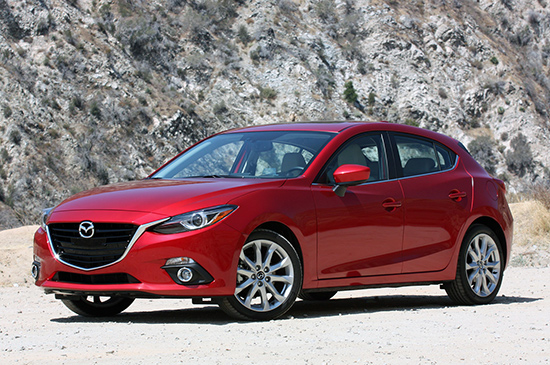 2014 Mazda 3 I Sport with 19x85 Moven RG5s and Ironman 225x35 on  Coilovers  1705201  Fitment Industries