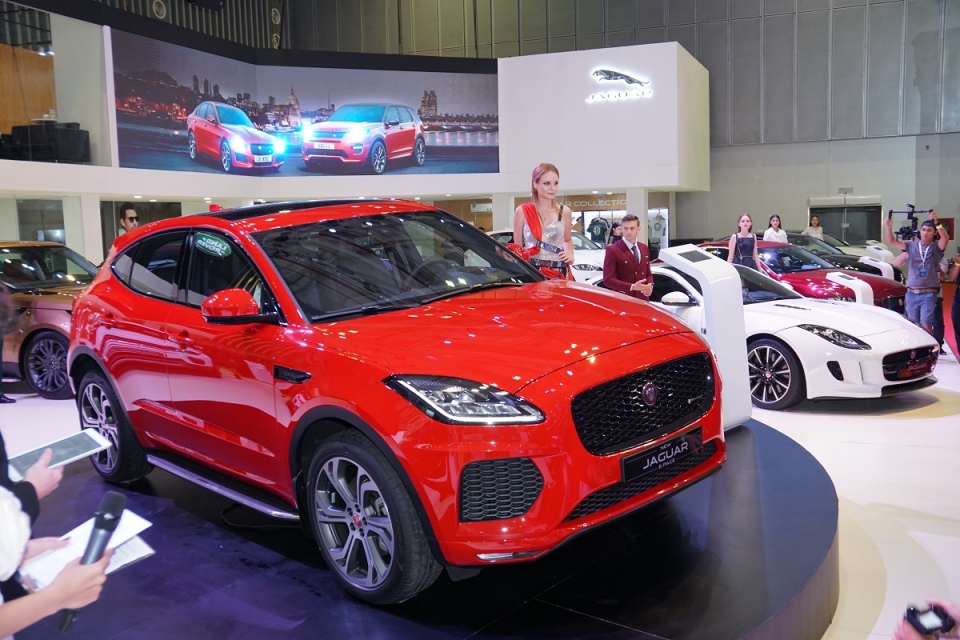 Cận cảnh Jaguar E Pace tại triển lãm VMS 2018